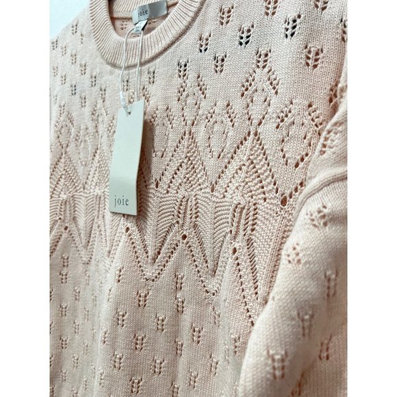 NWT Joie Women's Size S PHILLIPA Pointelle Knit Sweater MSRP $248 - Picture 6 of 12